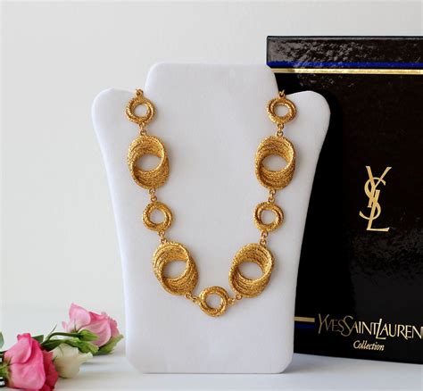 ysl vintage necklace